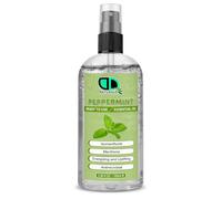 DD Teck Peppermint Essential Oil Ready to Use - Energizing Aroma, Natural Antimicrobial, Headache Relief, Anti-Inflammatory Support for Skin, Hair & Muscle Pain (100ml Spray)