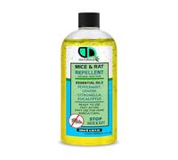 DD Teck Peppermint Oil Mouse & Rat Repellent- Essential Oil Rodent Deterrent with Lemon, Eucalyptus & Citronella, Natural Non-Staining Indoor & Outdoor Protection (100ml Cap)