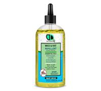DD Teck Peppermint Oil Mouse & Rat Repellent- Essential Oil Rodent Deterrent with Lemon, Eucalyptus & Citronella, Natural Non-Staining Indoor & Outdoor Protection (50ml Clear Dropper)