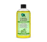 DD Teck Peppermint Turmeric & Ginger Deep Massage Oil - Mental Focus, Muscle & Joint Relief, Headache & Migraine Remedy, Anti-Bloat Herbal Tea Infusion, Cooling Foot & Leg Spray (30ml Cap)