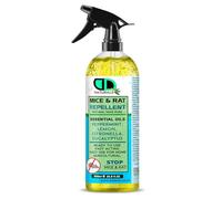 DD Teck Rat & Mice Repellent Essential Oil- Peppermint, Lemon, Eucalyptus & Citronella Blend, Natural Rodent Deterrent, Non-Toxic, Pet & Family Safe for Home & Car (500ml Spray)