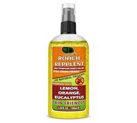 DD Teck Roach Insect Repellent with Lemon, Orange and Eucalyptus Essential Oil, Mosquito and Spiders for Body Oil Deet Free (100ml Spray)