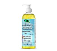 DD Teck Therapeutic Massage Oil for Headache & Migraine Relief - Calms Tension, Promotes Sleep, Eases Discomfort, Encourages Relaxation (250ml Pump)