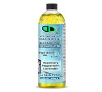 DD Teck Therapeutic Massage Oil for Headache & Migraine Relief - Calms Tension, Promotes Sleep, Eases Discomfort, Encourages Relaxation (250ml)