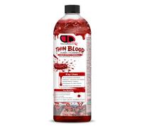 DD Teck Thin Blood 500ml Cap, Runny Flowing Fake Blood SFX Liquid Formula for Halloween Makeup, Film Theatre Productions, Horror Costumes, Photography, Haunted House Props, Drips & Splatter Effects