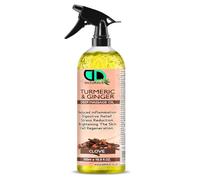 DD Teck Turmeric & Ginger Deep Massage Oil with Clove Essential Oil - Inflammation Relief, Digestive Support, Stress Reduction, Skin Brightening, Cell Renewal (500ml Spray)