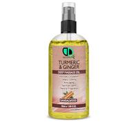 DD Teck Turmeric & Ginger Deep Massage Oil with Sandalwood | Circulation Booster, Anti-Aging, Calming & Spiritual Uplift | Natural Fragrance for Relaxation (50ml Spray)