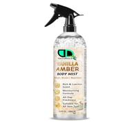 DD Teck Vanilla Amber Body Mist - 500ml Spray - Warm Vanilla Fragrance with Rich Amber Notes, Sophisticated Body Mist, Sweet Comforting Aroma, Refreshing Daily Scent for Everyday Wear