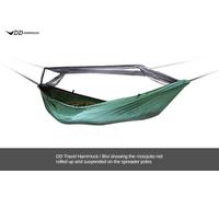 DD Hammocks Travel Hammock/Bivi - Insect Proof Camping Hammock And Ground Shelter Multi-Use With Fine Bug Mesh For Hiking Adventure Olive Green