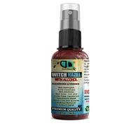 DD Witch Hazel with Alcohol, Hydrating & Cleansing Toner & Astringent for Men & for Women Oily Dry Combination Sensitive Skin (10ml Spray)