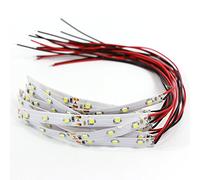 DD07W 5pcs Prewired Bright White Strip Led 3528 SMD LED Light Self-adhesive 12V ~ 18V 10CM for model train layout New