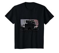 DD214 Alumni: I Served, I Survived, I Have The Paperwork T-Shirt, Kids, Black, 12 Years