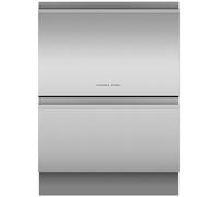 Fisher & Paykel Series 9 Double DishDrawer™ DD60D4HNX9 Wifi Connected Fully Integrated Full Size Dishwasher - Stainless Steel Control Panel - E Rated, Stainless Steel