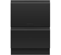 Fisher Paykel DD60D4HZB9 Series 9 Double DishDrawer With Recessed Handles - BLACK