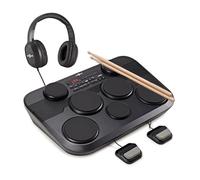 DD80 Portable Electric Drum Kit Set - Electronic Drums Pads with 7 Pads Pedals by Gear4music