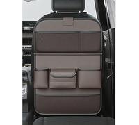 DdaiXQ Car Seat Back Organiser with Tray Table for Ford Kuga 2 Mk2 2013-2019, Seat Back Protectors Kick Mats, Backseat Organiser,Brown/B