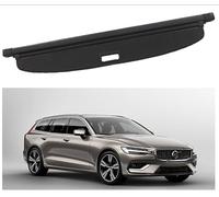 DdaiXQ Retractable Car Rear Trunk Parcel Shelf for Volvo V60 2018-2023, Rear Boot Cargo Cover Curtain Shield Privacy Panel Roller Blind Shelves
