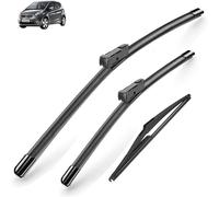 DdaiXQ Wiper Blade Set for Kia Venga MK1 2009-2019 2010 2011 2012, front and rear windscreen wipers-Wiper Blades, Replacement Car Windscreen Wiper Blade Bundle
