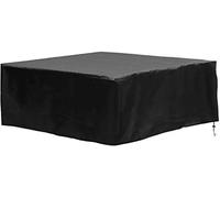 dDanke Waterproof Full Size Snooker Table Cover Black Dust-proof Billiard Pool Table Cover for 8FT Pool Table (260X135X82CM)