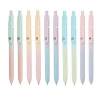 Ddaowanx Gel Pens Set,10 Pcs 0.5mm Retractable Quick Dry Black Ink Pens