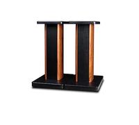 Ddasam 40cm Speaker Stands - 1 Pair, Wooden Universal Floor Stands for Surround Sound TV & Hi-Fi, Enhancing Listening Experience