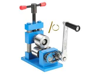 Ddasam Metal Ring Bender Ring Spoon Bending Bender Shaping Blanks Machine Tool for Spoon Rings,Metal Bender,Hand Crank Bending Machine for Ring Bracelet, Manual Rolling Mill Machine Jewelry Tools
