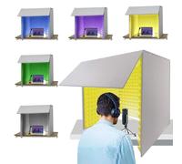 Ddasam Vocal booth Portable Sound Recording Vocal Booth Box Desktop Soundproof Cover,self Made Sound Recording Vocal Booth Box,Vocal Sound Absorbing Shield,for Studio Desk,recording Booth,microphone