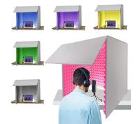 Ddasam Vocal booth Portable Sound Recording Vocal Booth Box Desktop Soundproof Cover,self Made Sound Recording Vocal Booth Box,Vocal Sound Absorbing Shield,for Studio Desk,recording Booth,microphone
