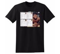 ddAWESDXZ Lebron James T Shirt high School Stats Black S