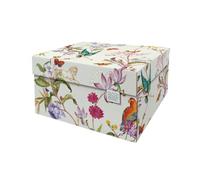 DDB Dutch Design Brand Medium Storage Box with Lid - 2 Storage Boxes - FSC Certified Recyclable Cardboard (Size: 33.2 x 24.2 x 16.5 cm) - Fairytale Print