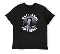Ddbd Married with Children Al Bundy Why The Hell Am I Here? Men's T-Shirt (Black L)