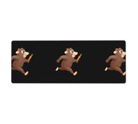 DDCXZPP A mole Running with a Carrot Printed Extra Large Mouse pad Mousepad 12x31.5in for Desktop Computers, laptops, Personal Computers