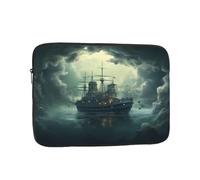 DDCXZPP Anxiety in Calm Printed Portable Laptop Sleeve Case - Shockproof Portable Laptop Sleeve Bag 10 inch for Men and Women Business Travel, Office Daily Use