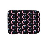 DDCXZPP Beautiful Pink Blue Crescent Moon Printed Portable Laptop Sleeve Case - Shockproof Portable Laptop Sleeve Bag 12 inch for Men and Women Business Travel, Office Daily Use
