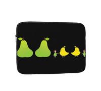 DDCXZPP Big pear and Little Girl Printed Portable Laptop Sleeve Case - Shockproof Portable Laptop Sleeve Bag 10 inch for Men and Women Business Travel, Office Daily Use
