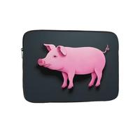 DDCXZPP Cute Pink Pig Printed Portable Laptop Sleeve Case - Shockproof Portable Laptop Sleeve Bag 10 inch for Men and Women Business Travel, Office Daily Use