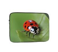 DDCXZPP Red Ladybug Printed Portable Laptop Sleeve Case - Shockproof Portable Laptop Sleeve Bag 13 inch for Men and Women Business Travel, Office Daily Use