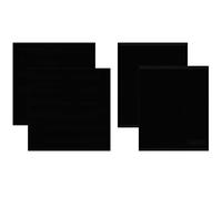 DDDDD 2 x Tea Towels + 2 x Kitchen Towels Logo - Black