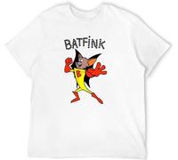 DDdges LJWHCNUK Batfink Retro Vintage Cartoon 70'S Throwback Nostalgia T Shirt T-Shirt White