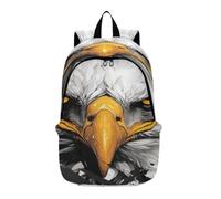 DDDIYEU Fierce Bird Staring Artistic Lightweight Laptop Backpack Hiking Daypack for Travel Camping Outdoor