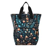 DDDIYEU Little Bears Cute Forest Artwork Diaper Bag Backpack Mom Bag Casual Lightweight Large Capacity for Travel Mammy Women Girls