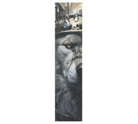 DDDIYEU Powerful Wolf Mystical Artistic Skateboard Grip Tape Sheets Creative Longboard Waterproof Griptapes for Youth Boys Girls Kids Men No Bubble Free Easy to Apply(1Pcs)