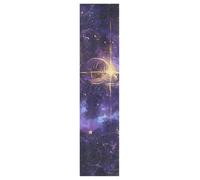 DDDIYEU Purple Galaxy Mystical Cosmic Skateboard Grip Tape Sheets Creative Longboard Waterproof Griptapes for Youth Boys Girls Kids Men No Bubble Free Easy to Apply(1Pcs)