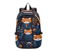 DDDIYEU Red Pandas Playful Forest Lightweight Laptop Backpack Hiking Daypack for Travel Camping Outdoor