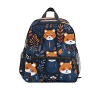 DDDIYEU Red Pandas Playful Forest Toddler Backpack Bookbag Mini Shoulder Bag for 1-6 Years Travel Boys Girls Kids with Chest Strap Clip Whistle