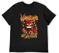 DDdohkl Wario Land Halloween T-Shirt Adults & Kids Horror Movie & Gaming T-Shirts Men Black