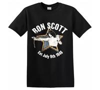 DDDREDFGU Bon Scott - 'Bon Scott 1946' T-Shirt Black XXL
