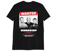 DDDREDFGU Wanted Kneecap by Order of British Metropolitan Police Counter-Terror Unit If On T ShirtBlack M