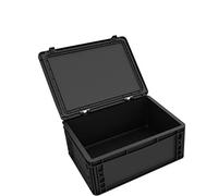 DDEB165ESD Eurocontainer Case / Euro Box with hinge lid ESD ED 43/17 HG