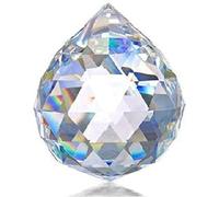 DDesign Window Crystal Ball 30mm Silver Crystal Asfour (32% Pbo) (Feng Shui Crystal, Window Pendant, Suncatcher, Rainbow Crystal)